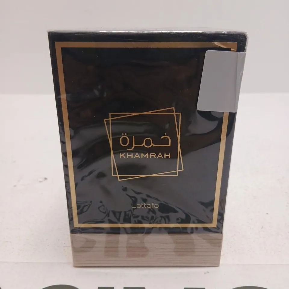 BOXED KHAMRAH LATTAFA EAU DE PARFUM 100ML