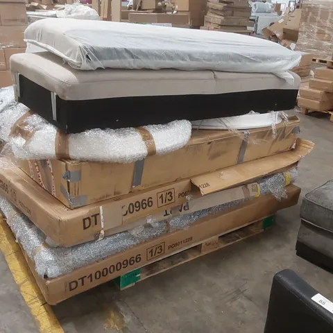PALLET CONTAINING ASSORTED DESIGNER FURNITURE PARTS