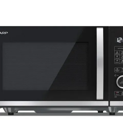 SHARP 20L FLATBED MICROWAVE OVEN WITH GRILL - BLACK