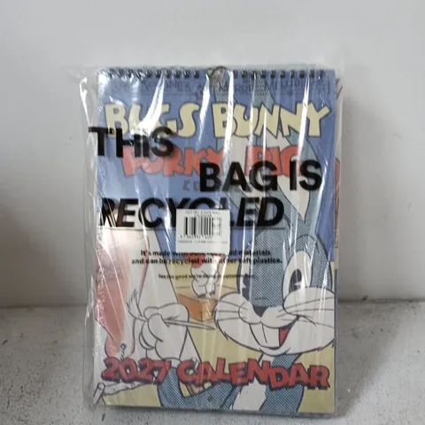 BOX OF APPROXIMATELY 24 X BUGS BUNNY & PORKY PIG 2027 CALENDAR