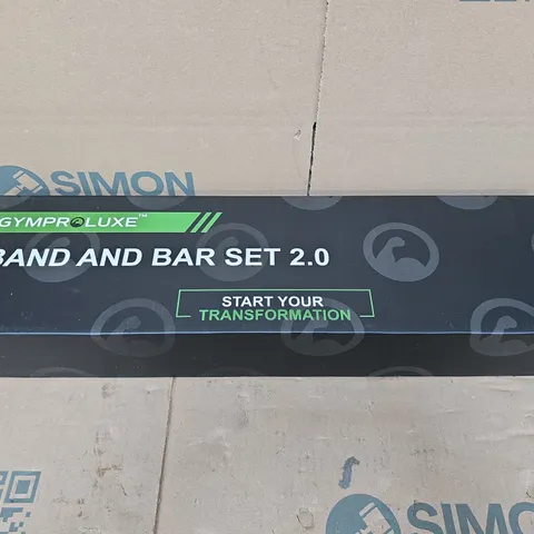 BOXED GYMPROLUXE BAND AND BAR SET 2.0
