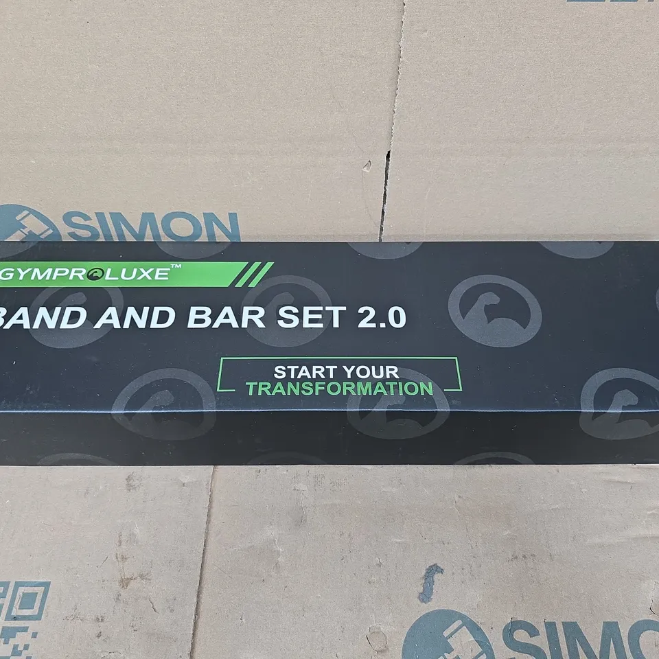 BOXED GYMPROLUXE BAND AND BAR SET 2.0
