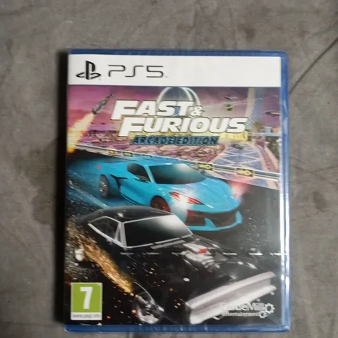 SEALED FAST & FURIOUS ARCADE EDITION FOR PS5 