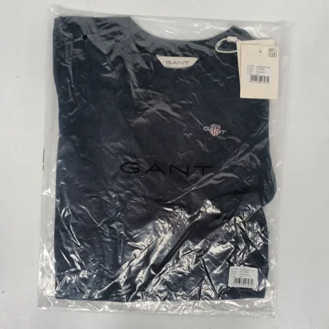 BAGGED GANT KID'S T-SHIRT IN EVENING BLUE SIZE 5-6 YEARS