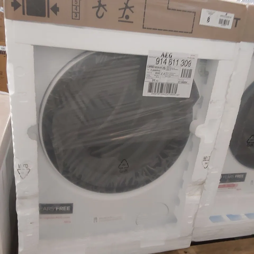 AEG 8000 LWR8516O5UD FREESTANDING WASHER DRYER, 10KG/6KG LOAD, 1600RPM SPIN, WHITE