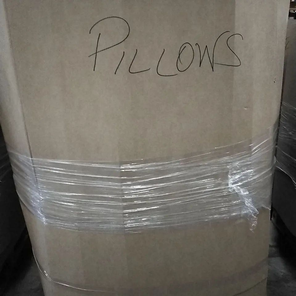 PALLET CONTAINING LARGE QUANTITIES OF PILLOWS