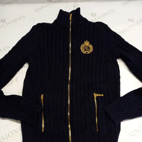 RALPH LAUREN ZIPPED TURTLE NECK JACKET SIZE XS