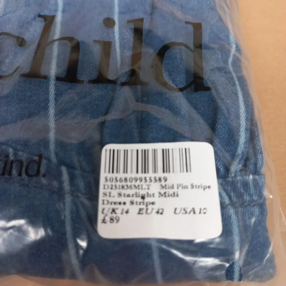 NOBODY'S CHILD STRIPED DRESS – UK 14 