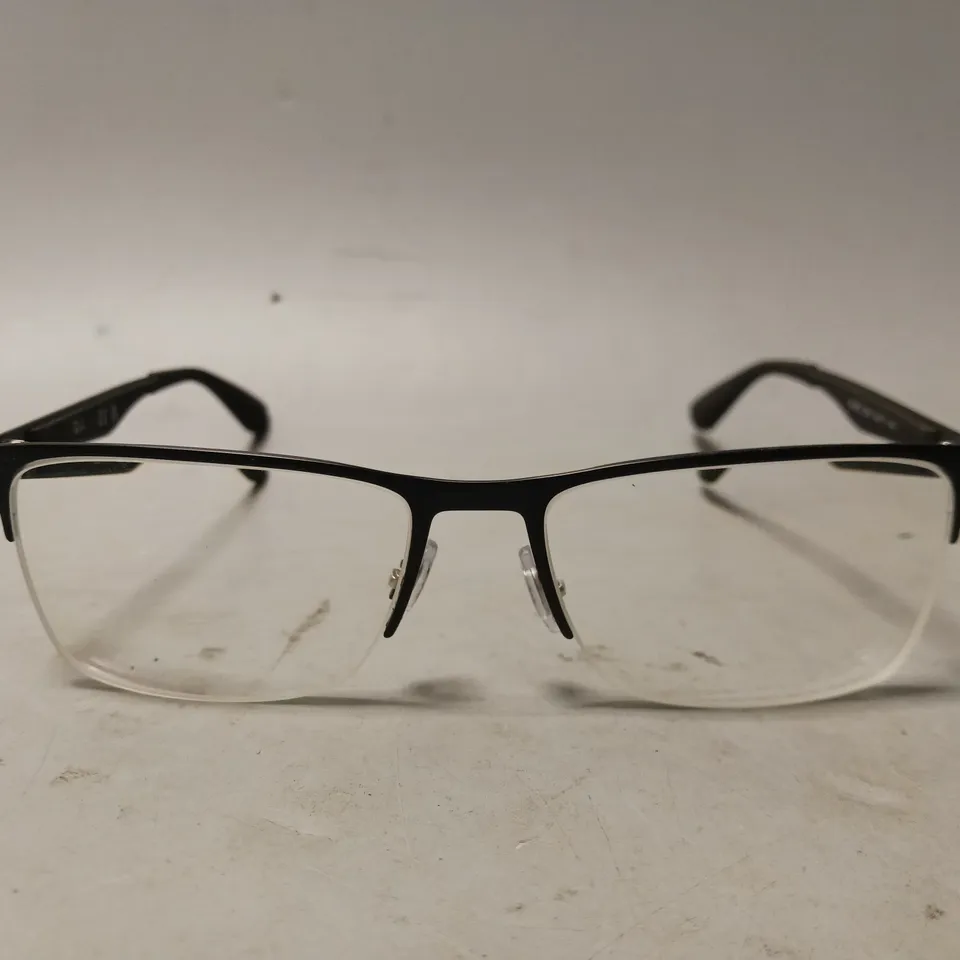 RAY-BAN EYEGLASSES IN BLACK RX6335 WITH CARRY CASE 