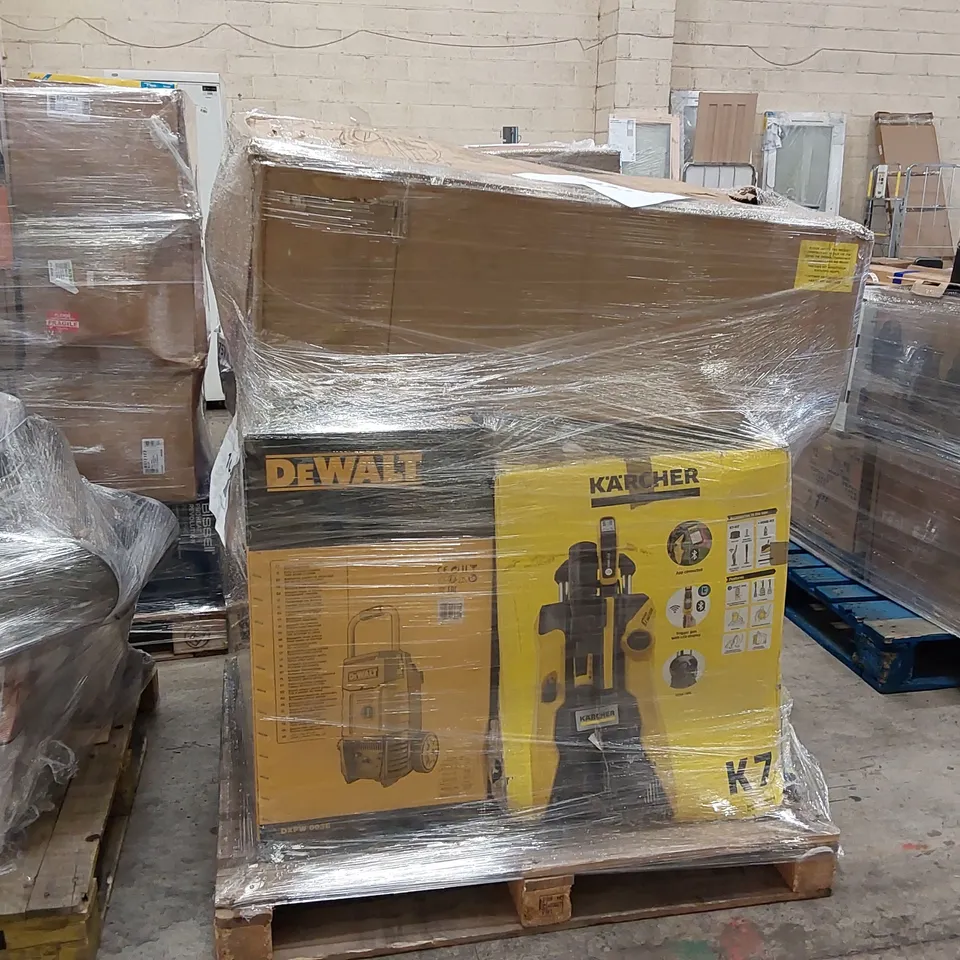 PALLET OF APPROXIMATELY 5 UNPROCESSED RAW RETURN HOUSEHOLD AND ELECTRICAL GOODS TO INCLUDE;
