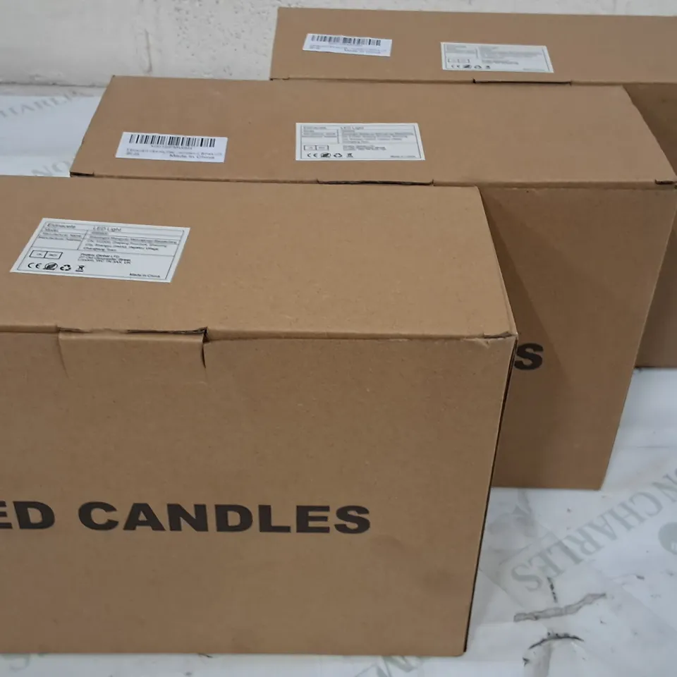 LOT OF 3 3-PACKS OF LED CANDLES