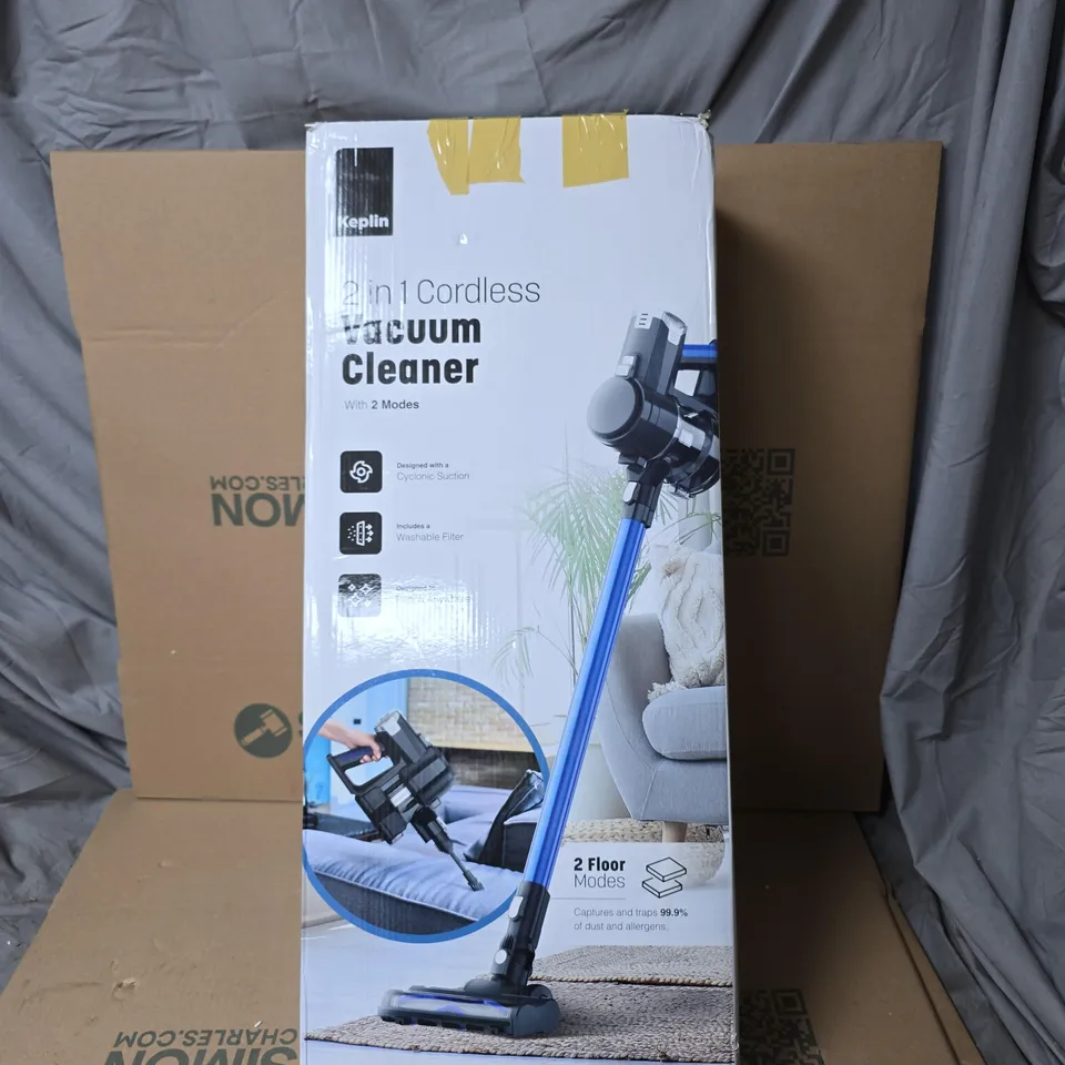 KEPLIN 2-IN-1 CORDLESS VACUUM CLEANER – BOXED