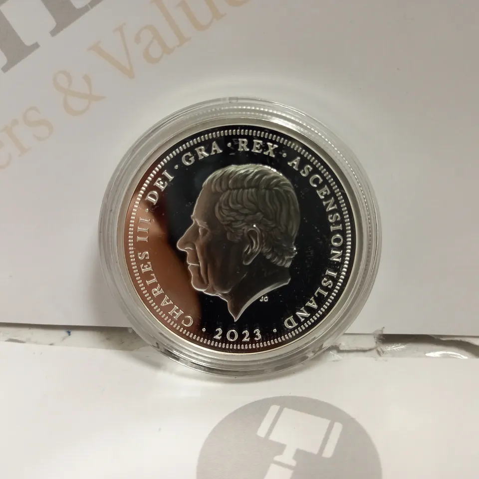 THE CORONATION OF KING CHARLES III ONE CROWN 2023 COLLECTABLE COIN