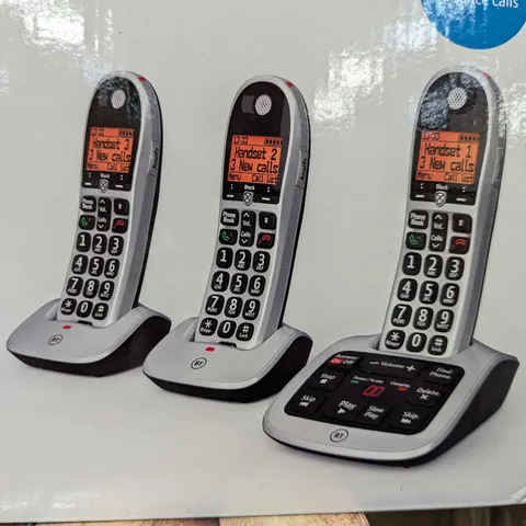 BOXED BT BT4600 BIG BUTTON LANDLINE (3 HANDSETS)
