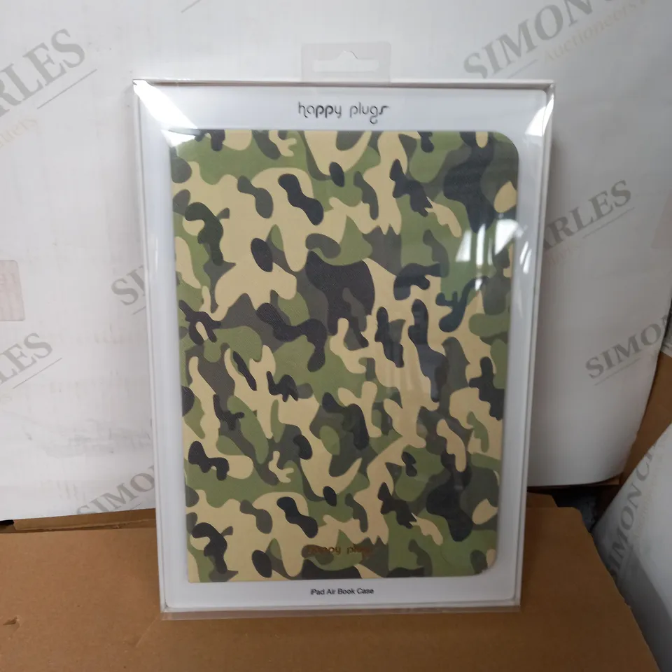 LOT OF 10 HAPPY PLUGS IPAD AIR BOOK CASES - CAMO