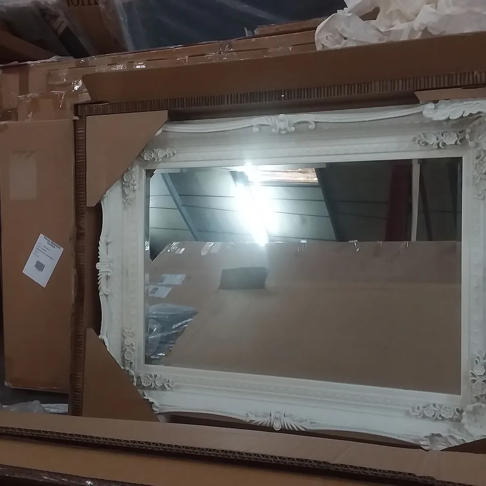 BOXED CHARLTON MIRROR IN CREAM