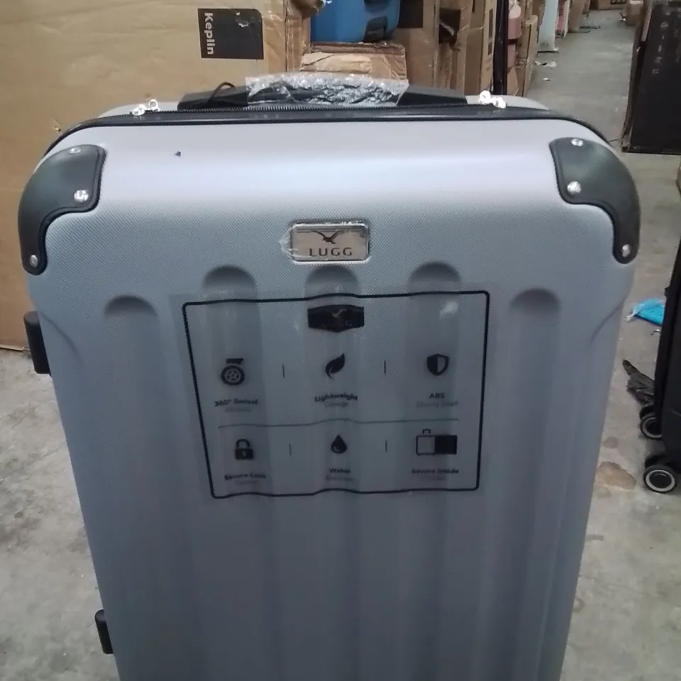 LUGG TRAVEL SUITCASE SILVER