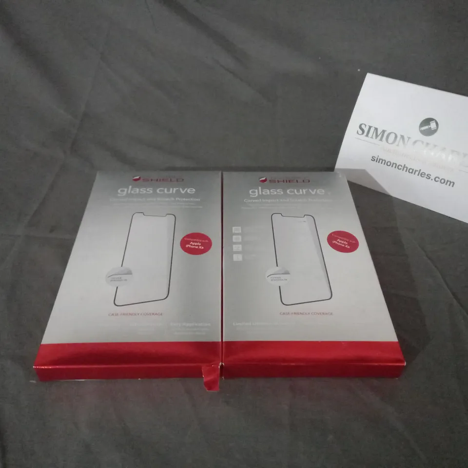 BOX OF APPROXIMATELY 70 X INVISIBLE SHIELD SCREEN PROTECTORS 