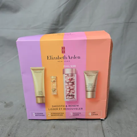ELIZABETH ARDEN LINE-SMOOTHING 4-STEP SKIN CARE SET (FULL SIZE)