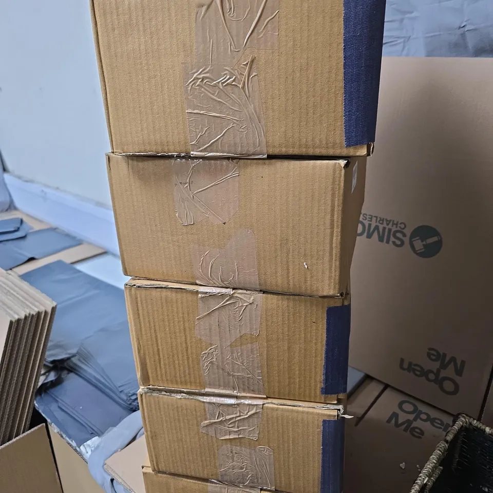 5X HANDICRAFT WICKER STORAGE BASKETS