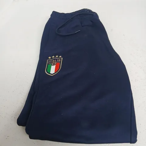 PUMA ITALIA NAVY TRACKSUIT TROUSERS WITH CREST β US L / EU L