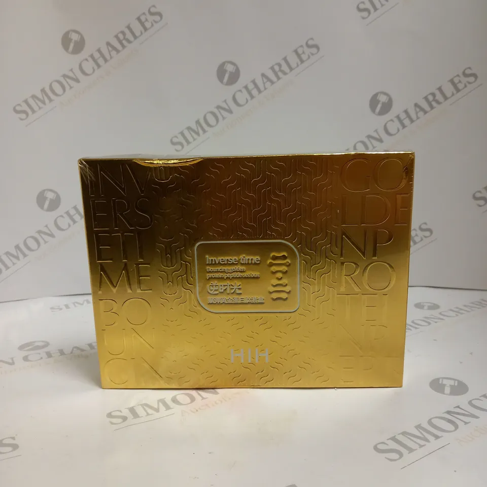 BOXED SEALED HIH INVERSE TIME BOUNCING GOLDEN PROTEIN PEPTIDE SET BOX