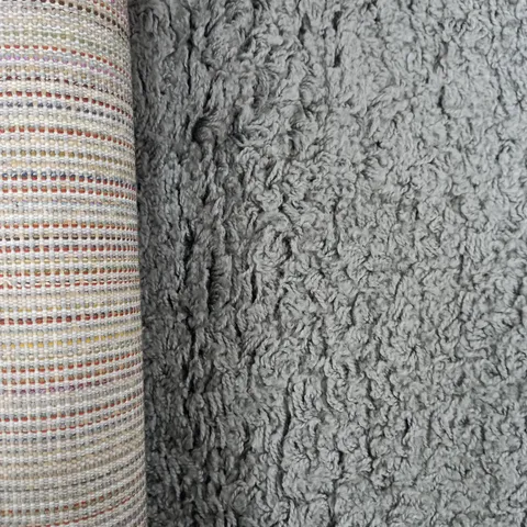 AYYILDIZ MODERN DESIGNER RUG SHAGGY LIGHT GREY 60 X 110CM