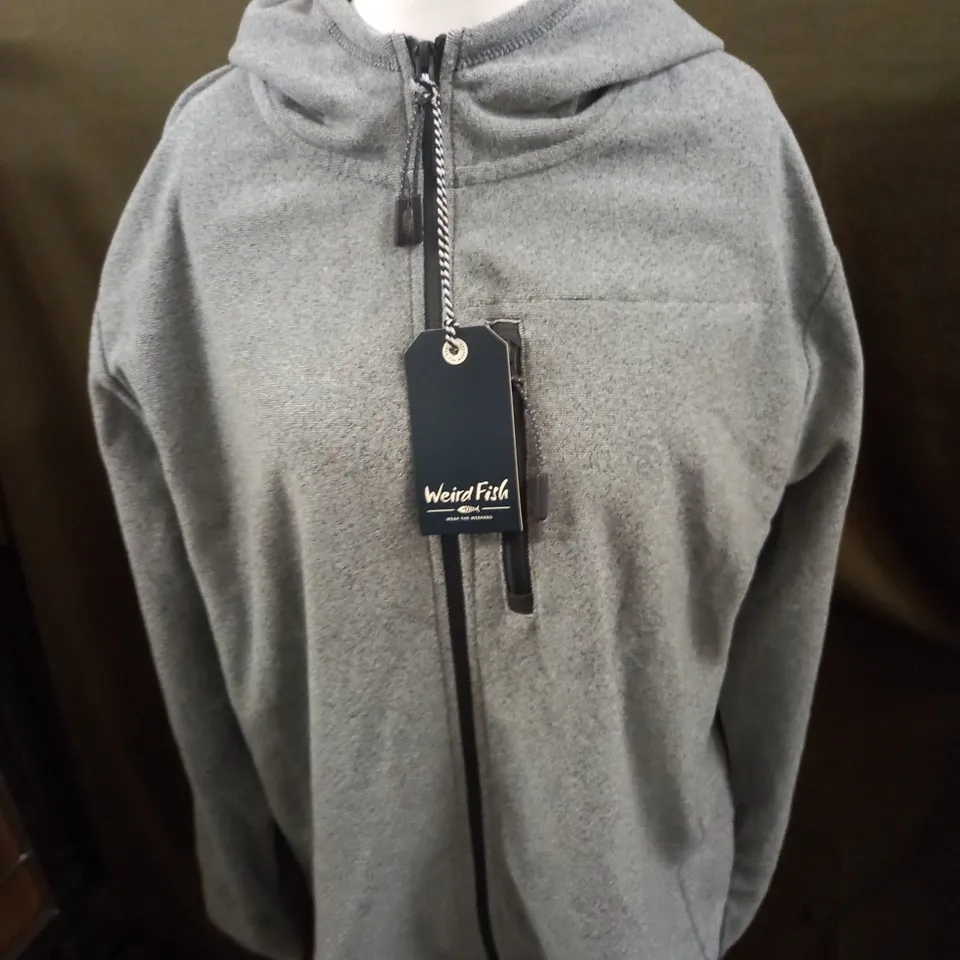 WEIRD FISH FULL ZIPPED HOODIE SIZE XL