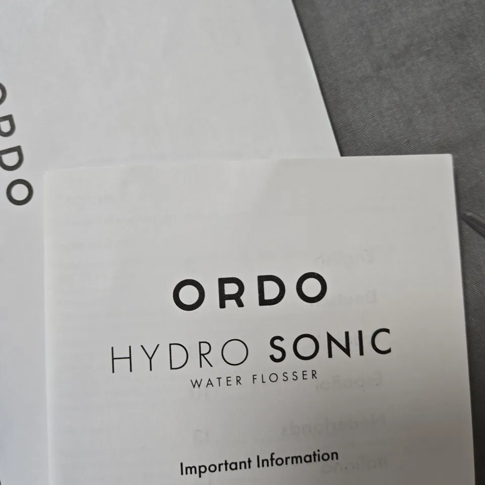 ORDO HYDRO SONIC WATER FLOSSER – PINK