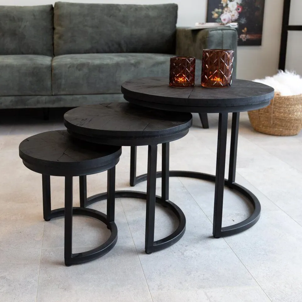 BOXED YATES BLACK COFFEE TABLE 