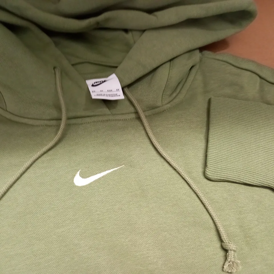 NIKE GREEN HOODIE - XS