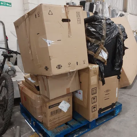 PALLET OF ASSORTED CONSUMER PRODUCTS/FURNITURE PARTS 