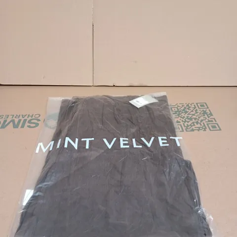 MINT VELVET CHOCOLATE LINEN WIDE TROUSER SIZE MEDIUM REGULAR TAGGED BAGGED