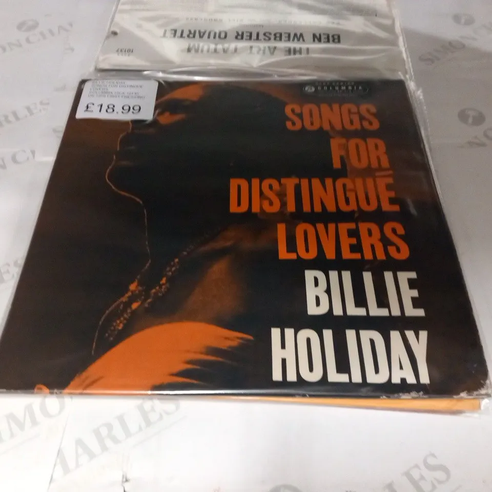 5 X LPS. MILES DAVIS, BILLIE HOLIDAY, BEN WEBSTER (X2), THE TURTLES