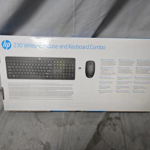 5 X HP 230 WIRELESS KEYBOARD AND MOUSE COMBO – BOXED
