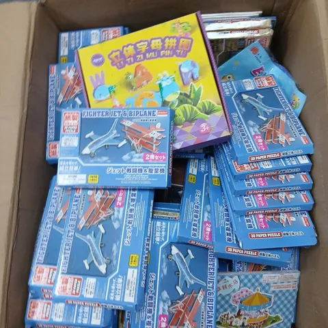 LARGE BOX OF ASSORTED TOYS AND GAMES 