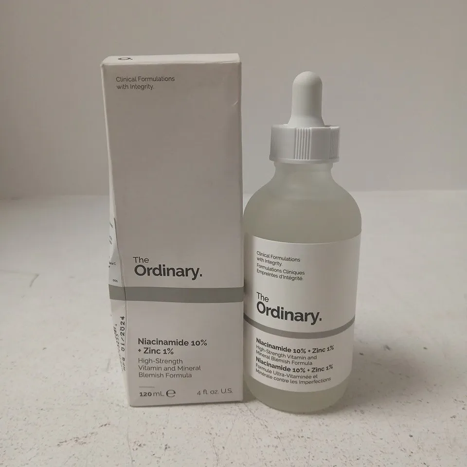 BOXED THE ORDINARY NIACINAMIDE 10% + ZINC 1% SERUM – 120 ML