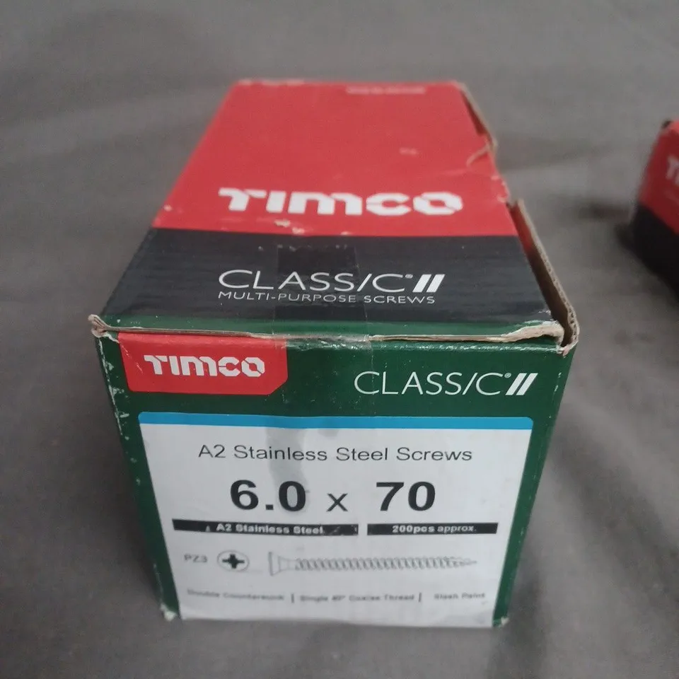 4 BOXES OF TIMCO ASSORTED CLASSIC SCREWS 