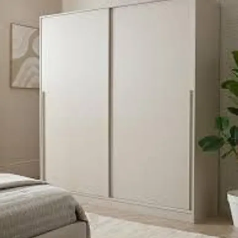 BOXED MURCIA OATMEAL 180CM SLIDING WARDROBE (3 BOXES)