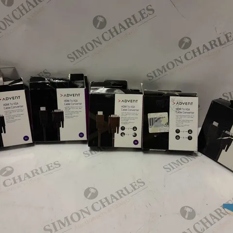 APPROXIMATELY 5 BOXED ADVENT HDMI TO VGA CABLE CONVERTERS