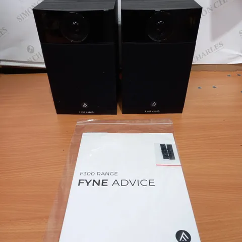 BOXED FYNE AUDIO F300 SPEAKERS