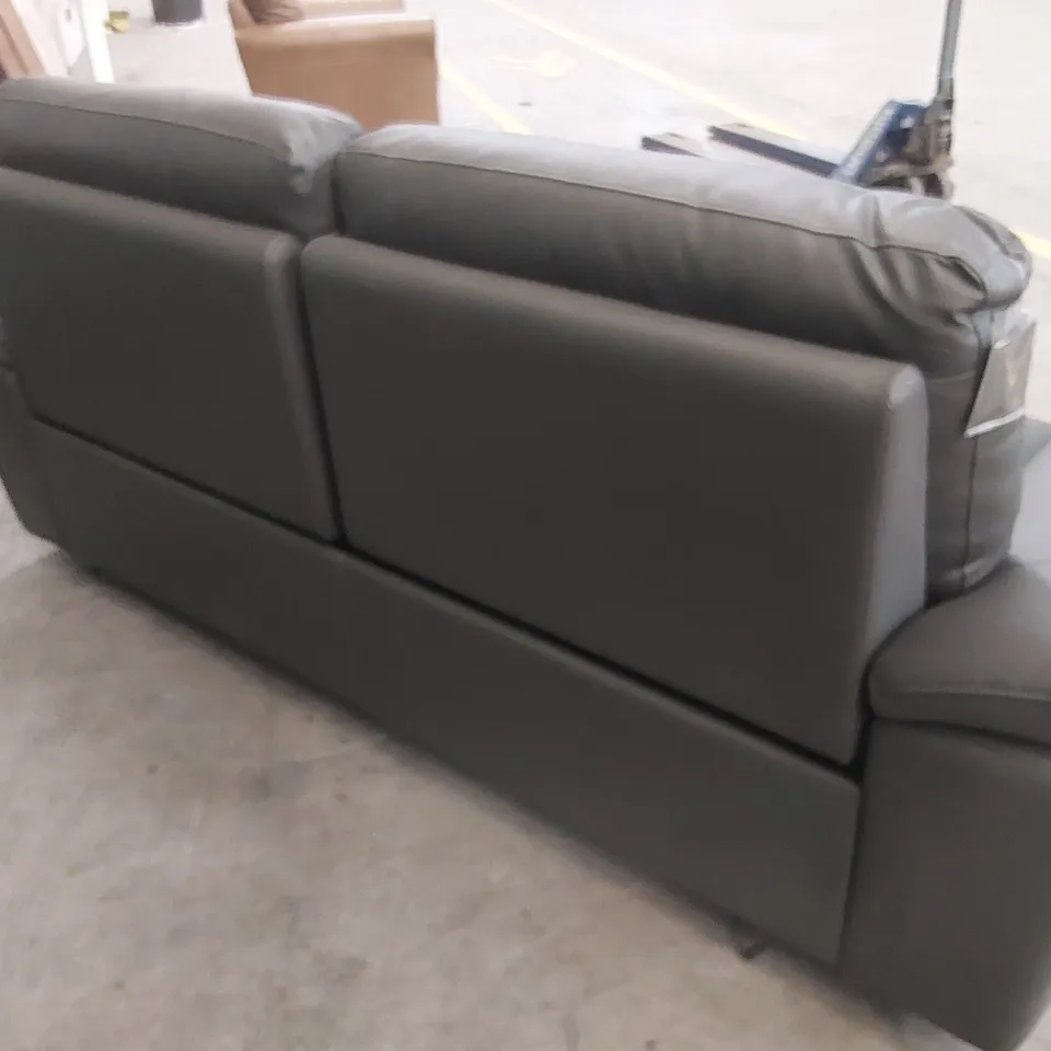 PAVILION 2 SEATER FAUX LEATHER POWER RECLINER SOFA