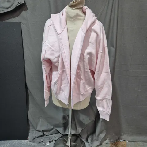 UK 6 HOLLISTER PINK HOODIE & JOGGER SET (XS)