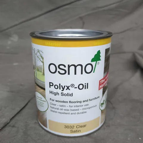 OSMO POLYX-OIL HIGH SOLID 3032 CLEAR SATIN – 0.75L