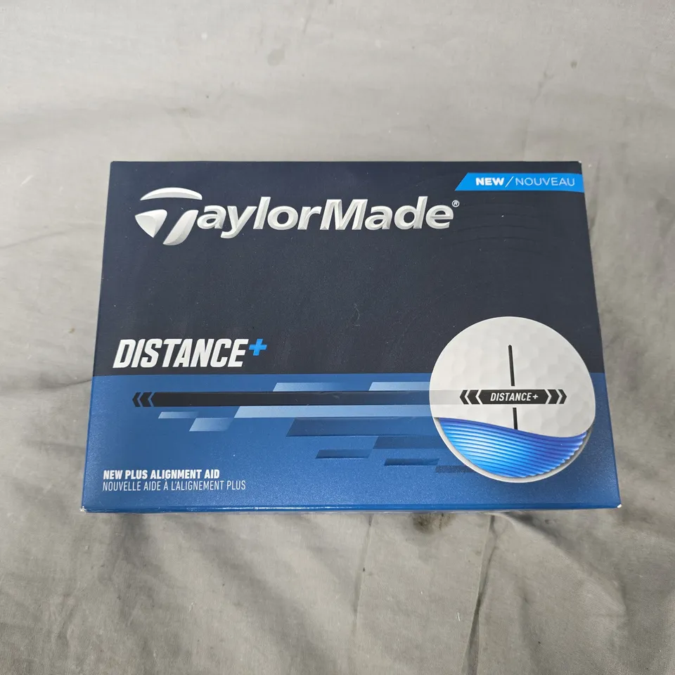 BOXED TAYLORMADE 2025 DISTANCE+ GOLF BALLS - WHITE DOZEN 