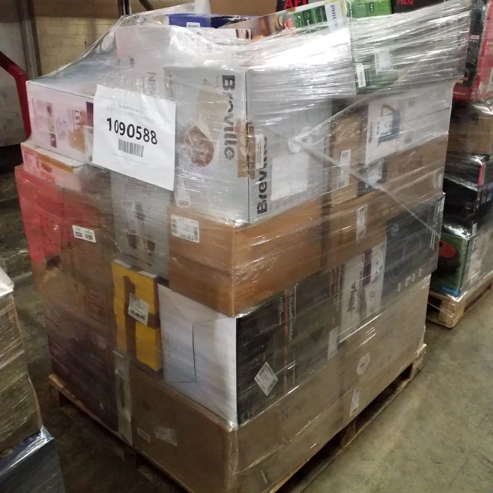 PALLET OF APPROXIMATELY 42 UNPROCESSED RAW RETURN HOUSEHOLD AND ELECTRICAL GOODS TO INCLUDE;