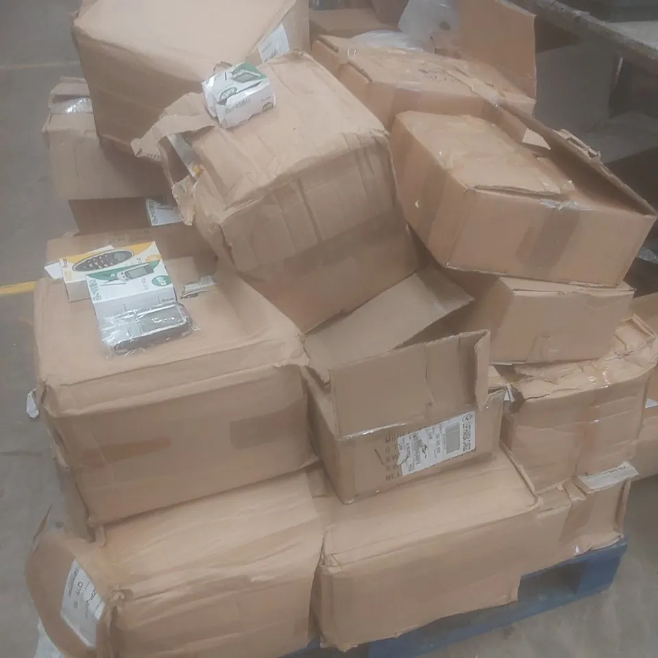 PALLET OF ASSORTED ELECTRONIC GOODS AND PRODUCTS TO INCLUDE; BRAIN TRAINING GAME, SUDOKU GAME, PDA WITH INTERNET AND ALARM 
