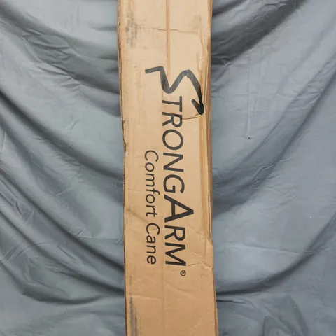 STRONG ARM COMFORT CANE WITH STANDING BASE & LIGHT IN PURPLE