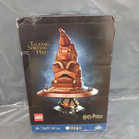 BOXED LEGO HARRY POTTER TALKING SORTING HAT 