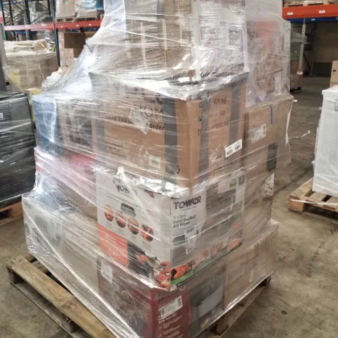 PALLET OF APPROXIMATELY 22 UNPROCESSED RAW RETURN HOUSEHOLD AND ELECTRICAL GOODS TO INCLUDE;